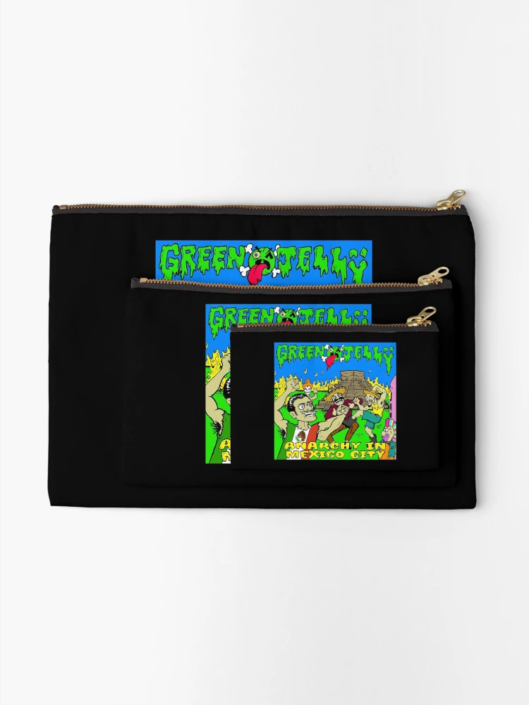 Thumbnail 2 of 4, Zipper Pouch, Green Jello Band designed and sold by BrodieBouges.