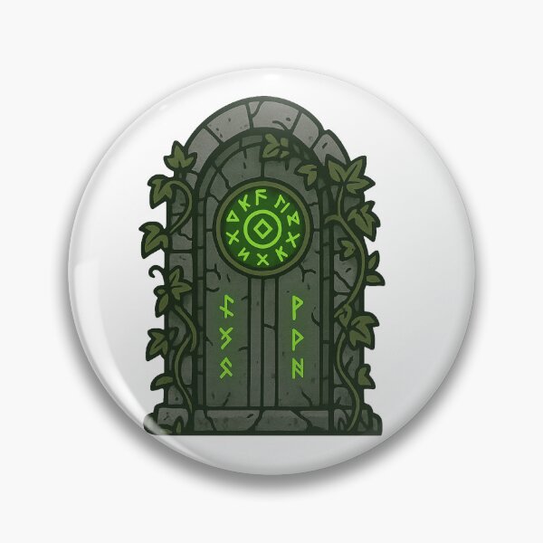 Item preview, Runic Door designed and sold by WhatevrWrksMrch.