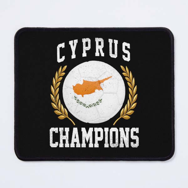 Item preview, SOCCER BALL FLAG CHAMPIONS - CYPRUS - Fans and Teams for Men and Women T-shirt designed and sold by wallsandpatts.