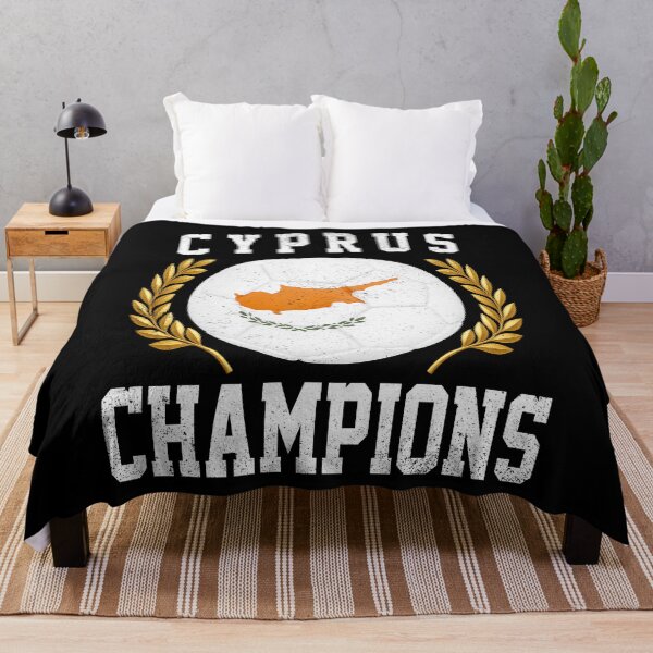 Item preview, SOCCER BALL FLAG CHAMPIONS - CYPRUS - Fans and Teams for Men and Women T-shirt designed and sold by wallsandpatts.