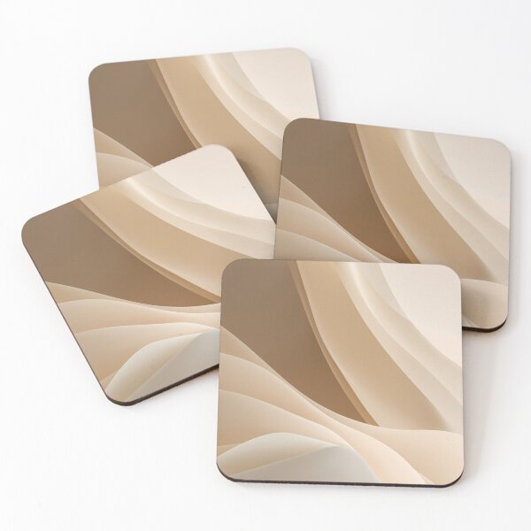 Item preview, Soft Neutral Flow Abstract Art - Cream, Beige & Sand Tones designed and sold by SaadArtCo.