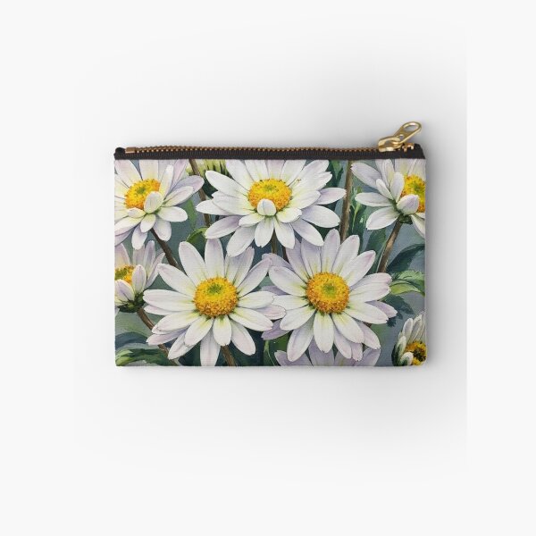 Item preview, White daisy floral art. Country daisy with yellow heart. Floral design. White flowers blossom. Wild flowers. White flowers. designed and sold by PlaceToBuyGifts.