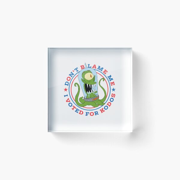 Item preview, Don't Blame Me, I Voted For Kodos  designed and sold by rockbottomau.