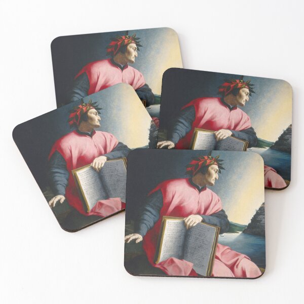 Item preview, Dante Alighieri portrait designed and sold by Filologica.