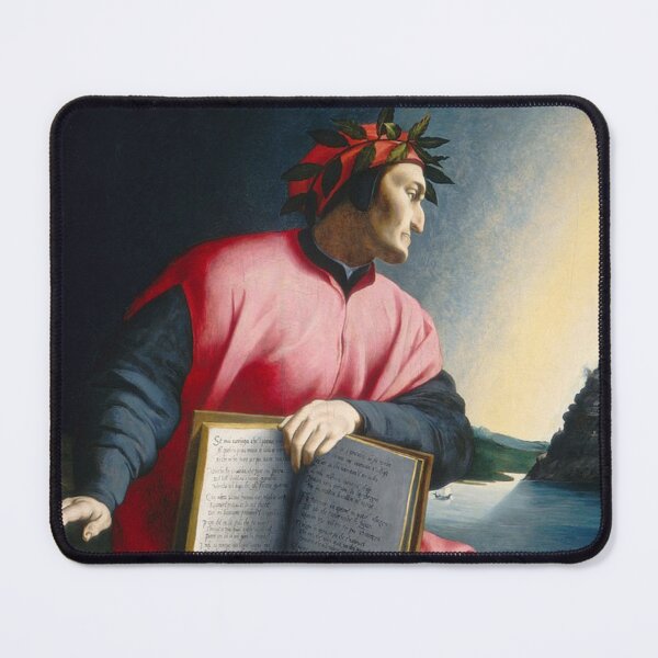 Item preview, Dante Alighieri portrait designed and sold by Filologica.