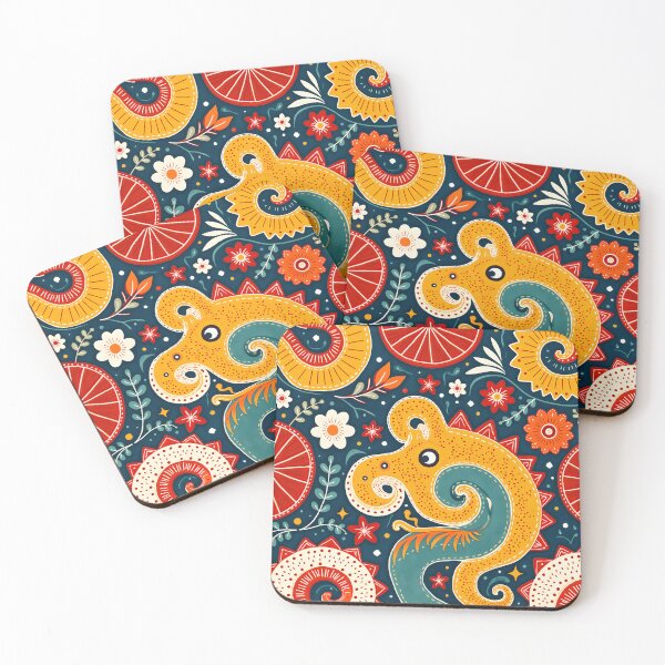 Item preview, Psychedelic Bloom: Retro Swirls and Flowers designed and sold by Prints and Lifestyle.