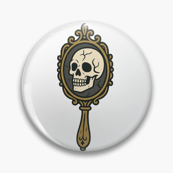 Item preview, Skull Mirror designed and sold by WhatevrWrksMrch.