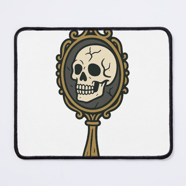 Item preview, Skull Mirror designed and sold by WhatevrWrksMrch.
