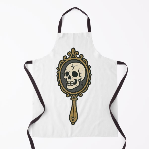 Item preview, Skull Mirror designed and sold by WhatevrWrksMrch.