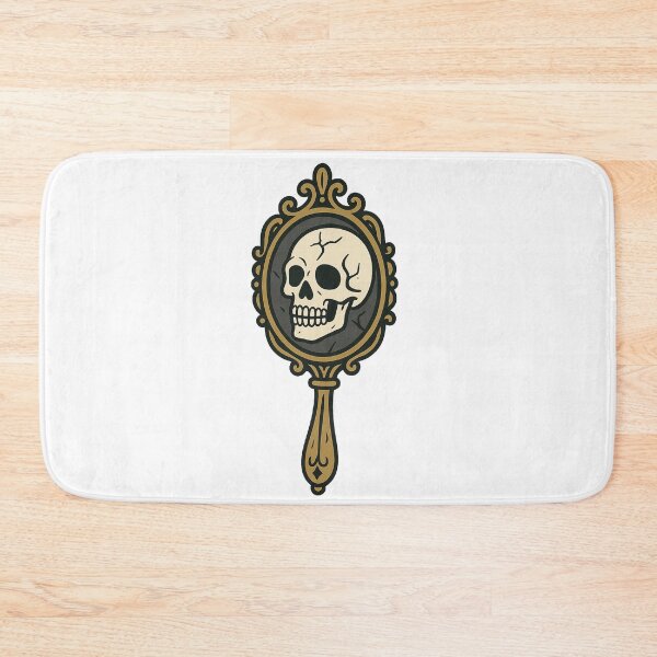 Item preview, Skull Mirror designed and sold by WhatevrWrksMrch.