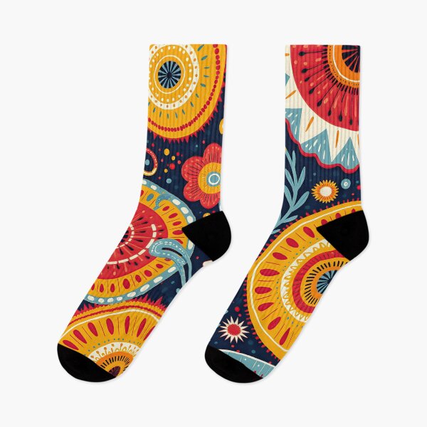 Item preview, Psychedelic Bloom: Retro Swirls and Flowers designed and sold by Prints and Lifestyle.