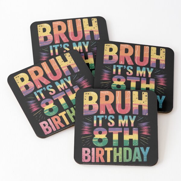 Item preview, Bruh It's My 8th Birthday Tie Dye 2016 8 Year Old Women  designed and sold by GGrizeldaRivas.