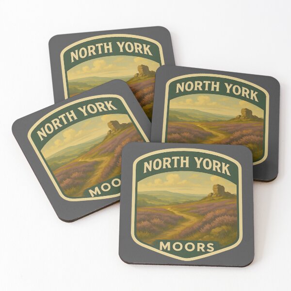 Item preview, Vintage British National Park Poster: North York Moors designed and sold by PinUpPizzazz.