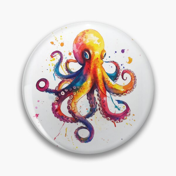 Item preview, Colorful Vibrant Octopus designed and sold by laurashawart.