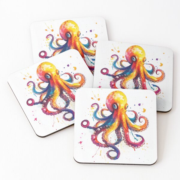 Item preview, Colorful Vibrant Octopus designed and sold by laurashawart.