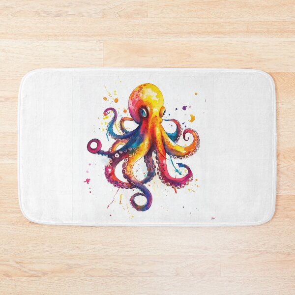 Item preview, Colorful Vibrant Octopus designed and sold by laurashawart.