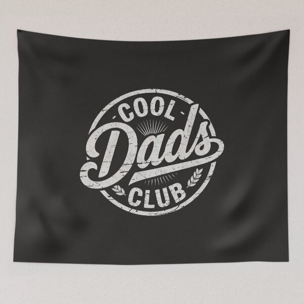 Item preview, COOL DADS CLUB LOGO - MEMBER IN GOOD STANDING - Professionally crafted "washing machine" distressed - fine texture finish designed and sold by Big Bang Canvas.