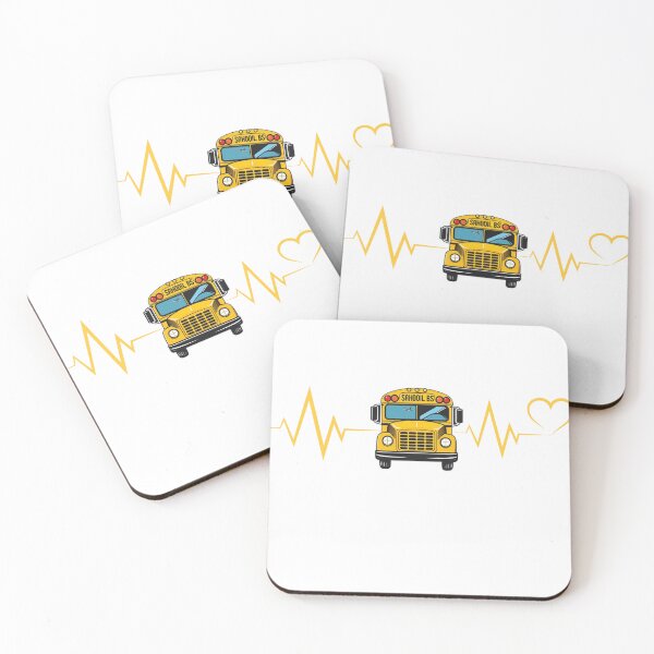 Item preview, Proud School Bus Driver heartbeat designed and sold by Ayoub bry.