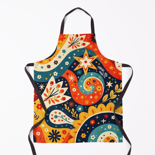 Item preview, Psychedelic Bloom: Retro Swirls and Stars designed and sold by Prints and Lifestyle.