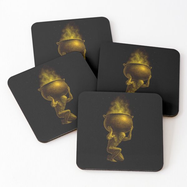 Item preview, The myth of Sisyphus in kitchen cooking parody designed and sold by ArtsyGlaze.