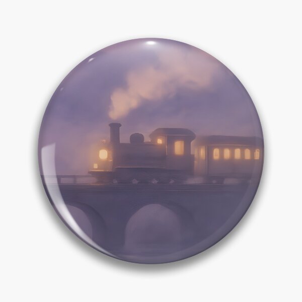 Item preview, Tren soñador cruzando el puente nocturno designed and sold by Yuliik.