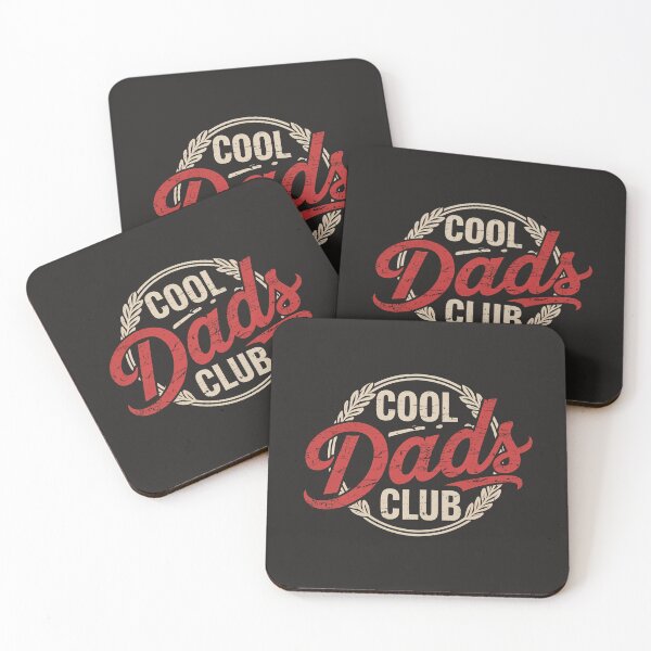 Item preview, COOL DADS CLUB LOGO - MEMBER IN GOOD STANDING - Professionally crafted "washing machine" distressed - fine texture finish designed and sold by Big Bang Canvas.