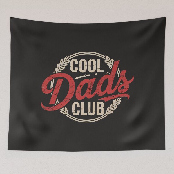 Item preview, COOL DADS CLUB LOGO - MEMBER IN GOOD STANDING - Professionally crafted "washing machine" distressed - fine texture finish designed and sold by Big Bang Canvas.