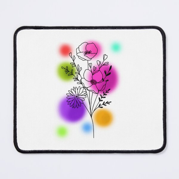 Item preview, Wildflower Halftone Bouquet designed and sold by NanaAmaArt.