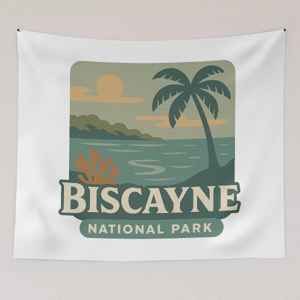 Item preview, Biscayne National Park Retro Design designed and sold by Vendeloc.