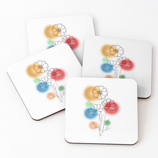 Item preview, Cosmos Halftone Bloom designed and sold by NanaAmaArt.