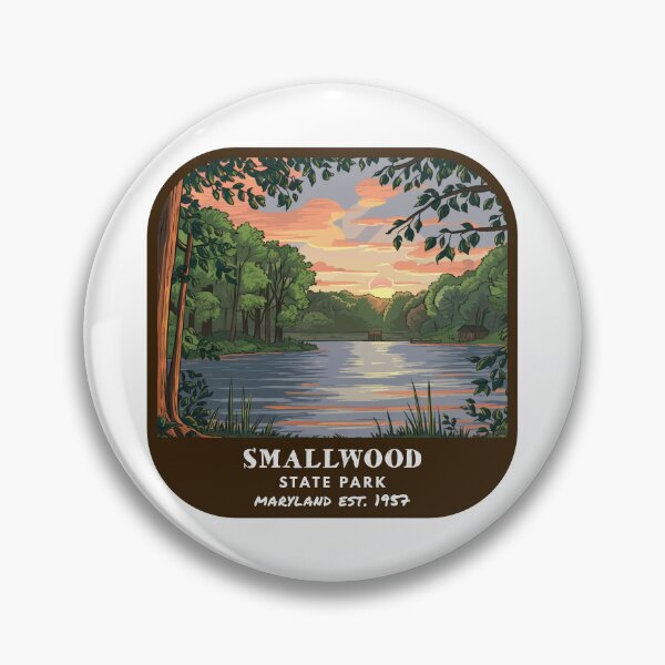 Item preview, Vintage Smallwood State Park (Maryland State Park) designed and sold by RabbitK.