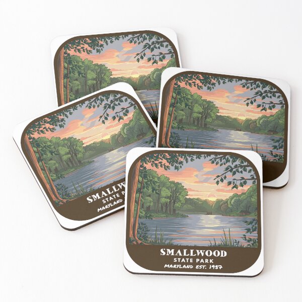 Item preview, Vintage Smallwood State Park (Maryland State Park) designed and sold by RabbitK.