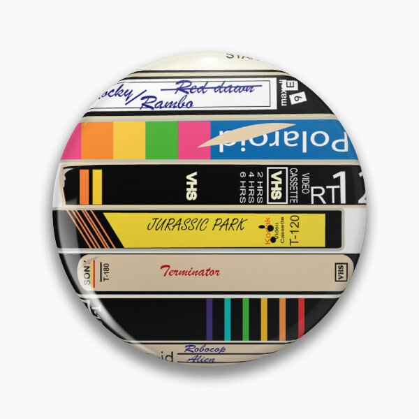 Item preview, Retro VHS Stack – 80s 90s Nostalgia Collection designed and sold by 8BitEspresso.