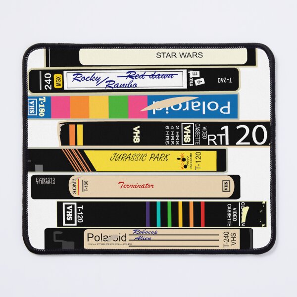 Item preview, Retro VHS Stack – 80s 90s Nostalgia Collection designed and sold by 8BitEspresso.