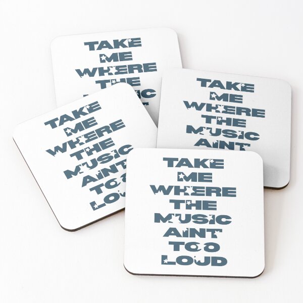 Item preview, Take me where the music aint too loud designed and sold by chickensoupshop.
