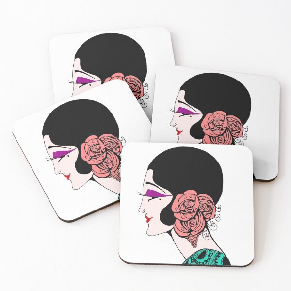 Item preview, art deco flapper girl  designed and sold by laribot.