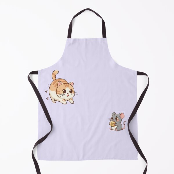 Item preview, Cute Cat and Mouse – Kawaii Friends Cartoon Art designed and sold by Tidarat-27.