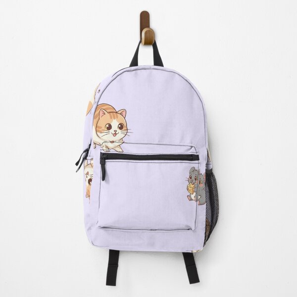 Item preview, Cute Cat and Mouse – Kawaii Friends Cartoon Art designed and sold by Tidarat-27.