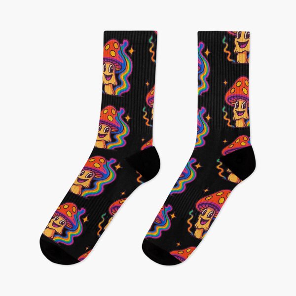 Item preview, Magic Mushroom Cartoon – Vibrant Psychedelic designed and sold by getpressedshirt.