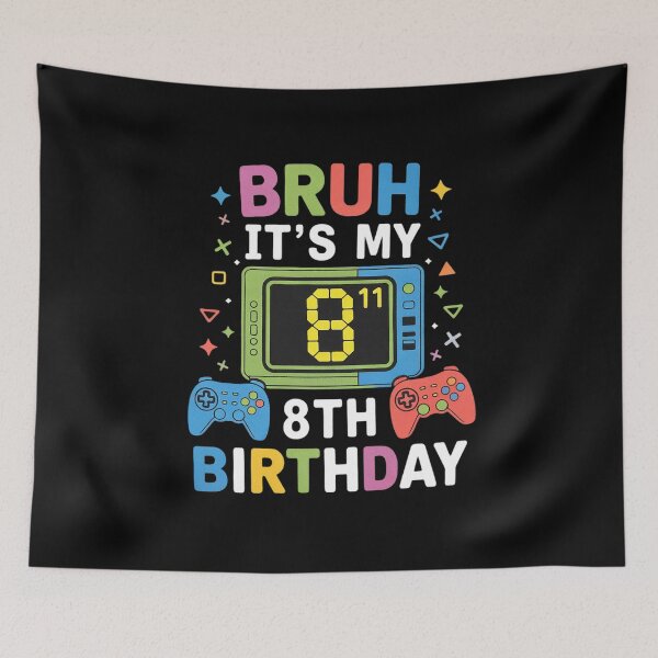 Item preview, Bruh It's My 8th Birthday Video Game 8 Years Old Birthday  designed and sold by GGrizeldaRivas.