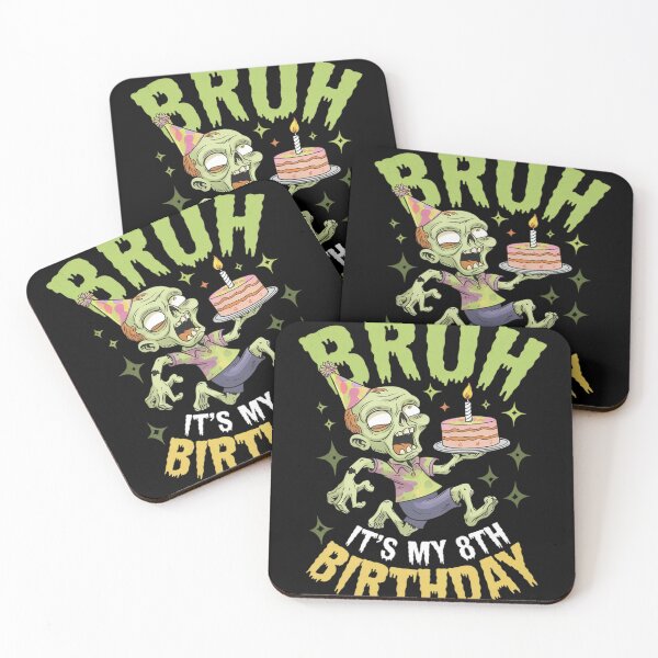 Item preview, Bruh It's My 8th Birthday Zombie Lover 8 Year Old Boys Girls  designed and sold by GGrizeldaRivas.