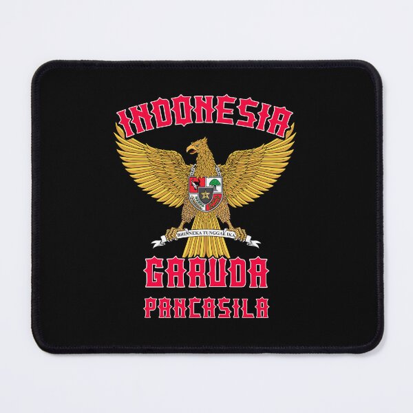 Item preview, Indonesian Coat of Arms With Pancasila Shield And "Bhinneka Tunggal Ika" designed and sold by ghinan.