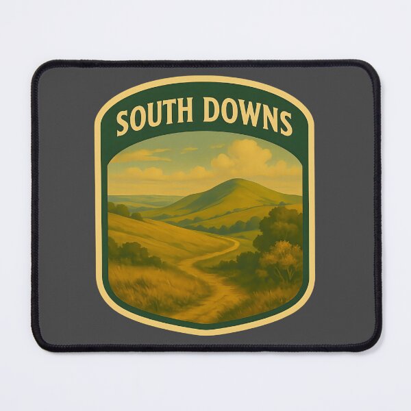 Item preview, Vintage British National Park Poster: South Downs designed and sold by PinUpPizzazz.