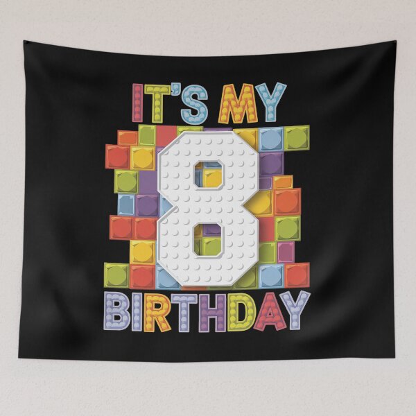 Item preview, It's My 8th Birthday Boys Master Builder Kids Block Building  designed and sold by GGrizeldaRivas.