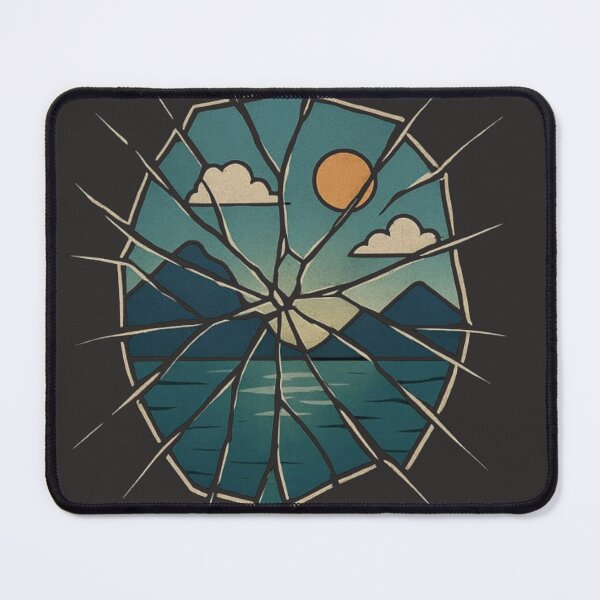 Item preview, Through Broken Glass – Surreal Reflection Illusion T-Shirt | Dream Reality Concept Art | Broken Mirror Aesthetic Design 2025 designed and sold by KDesignCrafts.