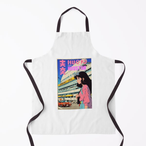 Item preview, Retro Anime Girl Cute Houston EE UU Texas Travel 80s Design designed and sold by ANIMEX00.