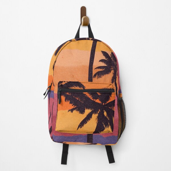 Item preview, Chasing Sunsets & Adventures - Retro Palm Tree Gradient Art designed and sold by SaadArtCo.
