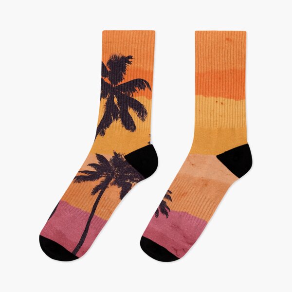 Item preview, Chasing Sunsets & Adventures - Retro Palm Tree Gradient Art designed and sold by SaadArtCo.