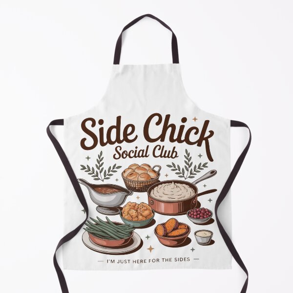 Item preview, Side Chick Social Club Graphic – Funny Thanksgiving Design “I’m Just Here for the Sides” designed and sold by JoeZigns81.