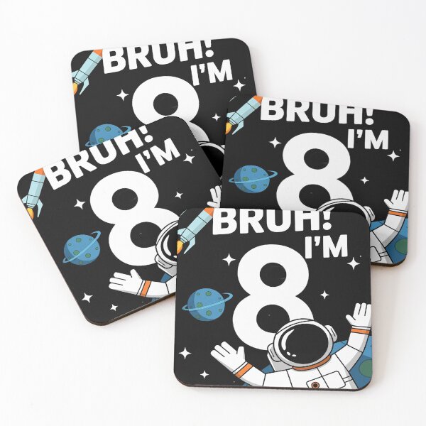 Item preview, Kids 8th Birthday Astronaut Bruh I'm 8 Years Old Birthday  designed and sold by GGrizeldaRivas.